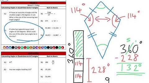 YEAR 6 Mini-maths Video Tutorial - Week 9 - Friday