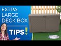 サンキャスト エクストラ ラージ デッキ ボックス |一緒に手に入れよう！ (ヒントとコツ)