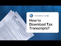 How to download Transcripts