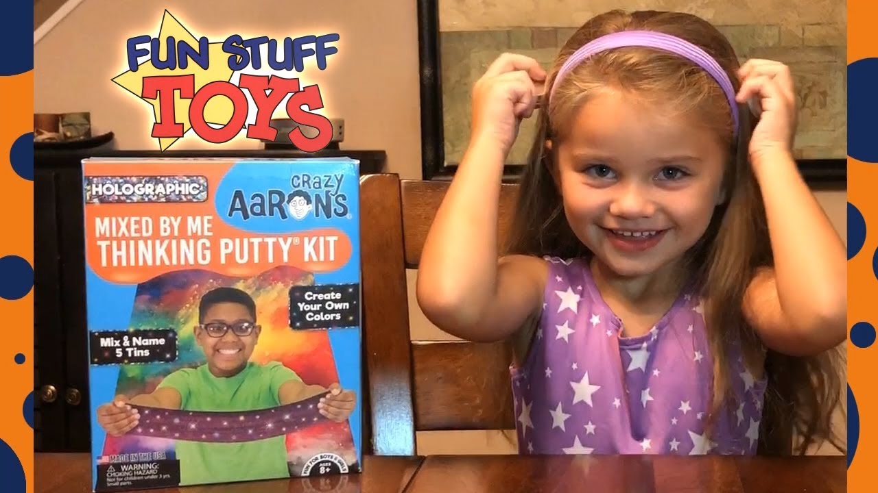 CRAZY AARON'S THINKING PUTTY / MIXED BY ME KIT / STRESS RELIEF / THERAPY PUTTY / FUN STUFF TOYS