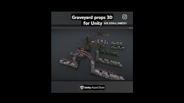 Graveyard Props 3D model