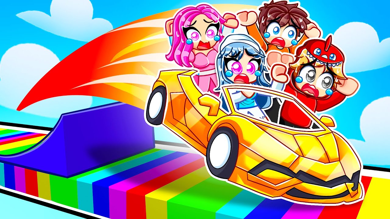 Driving a Car 7,612,095 MPH With MY CRAZY FAN GIRLS In Roblox...
