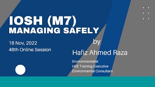 IOSH Managing Safely {16 Nov 22 Session}: Module 7 (Measuring Performance)