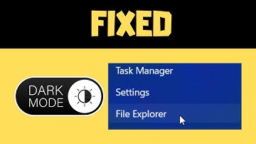 How to Enable Dark Mode in File Explorer