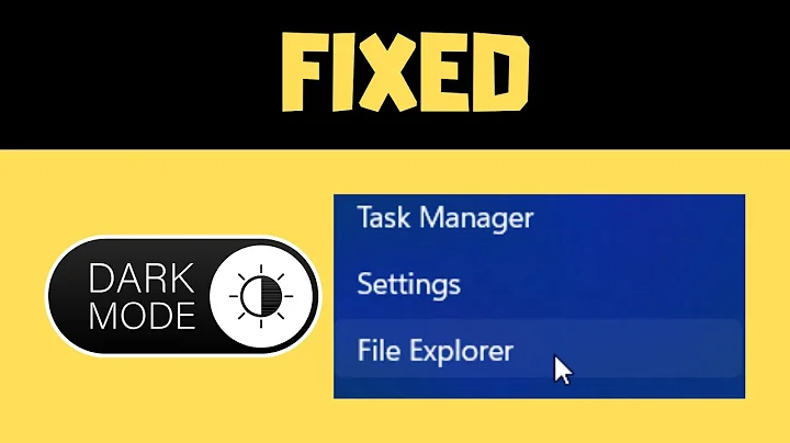 How to Enable Dark Mode in File Explorer