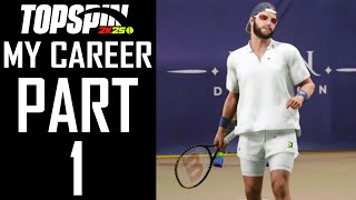 TopSpin 2K25 - MyCareer - Part 1 - 