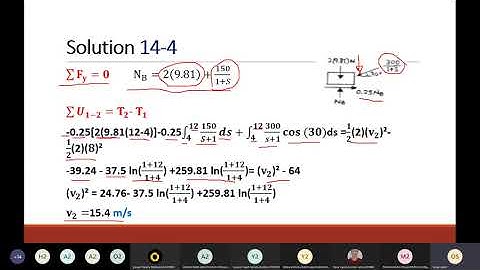 Eng. Omar Saber [PHM032s] Dynamics (Tutorial 8) Spring 2021