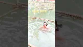 River Bath In River Ganga India Enjoy Desi Aunty