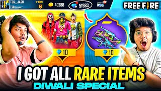 Buying All Bundles And Gun Skins Everything😍 From Diwali Event || Richest Account -Garena Free Fire