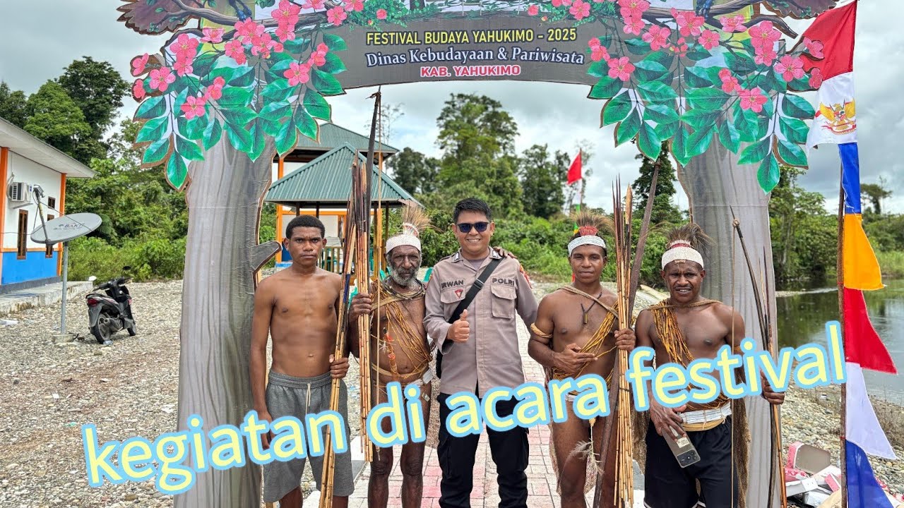 Karnaval Festival Budaya Kabupaten Yahukimo