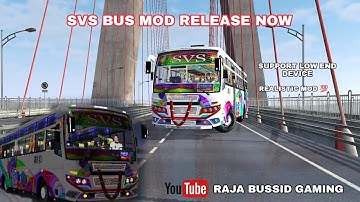 SVS BUS MOD RELEASED NOW|BUSSID|@MRFGAMER3
