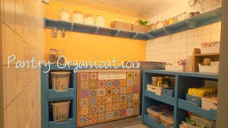 I turned the space I gave up into a one-of-a-kind pantry / Old fridge makeover
