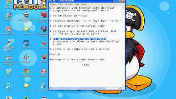 Como desligar o pc do seu amigo pelo msn em 1 minuto