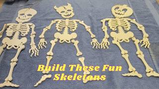 How to make a Halloween skeleton
