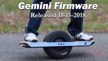 OneWheel Gemini Firmware | Released 11-15-2018