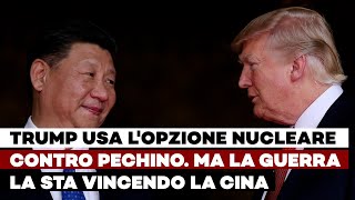 Trump usa l'opzione nucleare contro Pechino. Ma la guerra la sta vincendo la Cina-nonTG 09/04/25