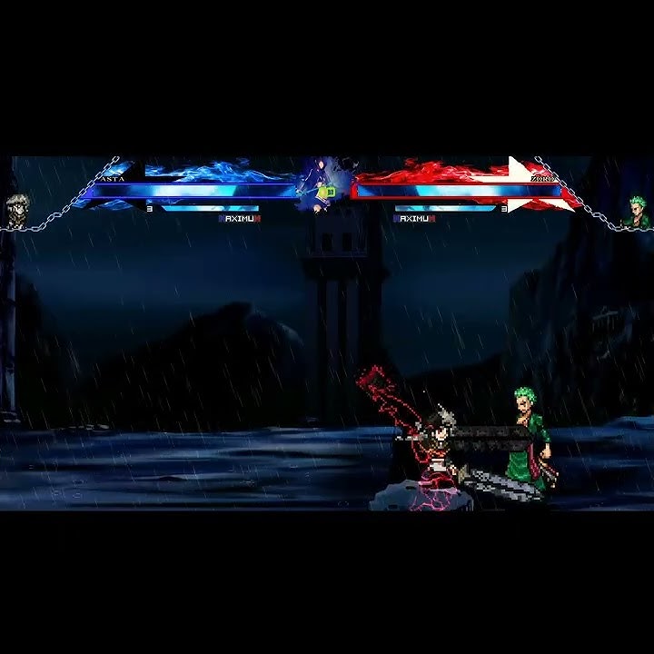 Asta Tranform  Half Demon Skill#MUGEN#shorts