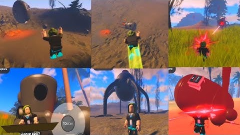 Defeating all Omnidroids V.X1 - V.X9 in New Atmosphere Update | Omnidroid Test Roblox  #roblox 