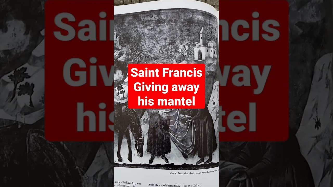 Giotto: Saint Francis giving away his mantel