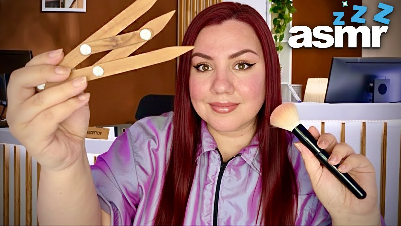 ASMR The Most Detailed Beauty Salon: Brows, Facial, Makeup… and MORE Roleplay