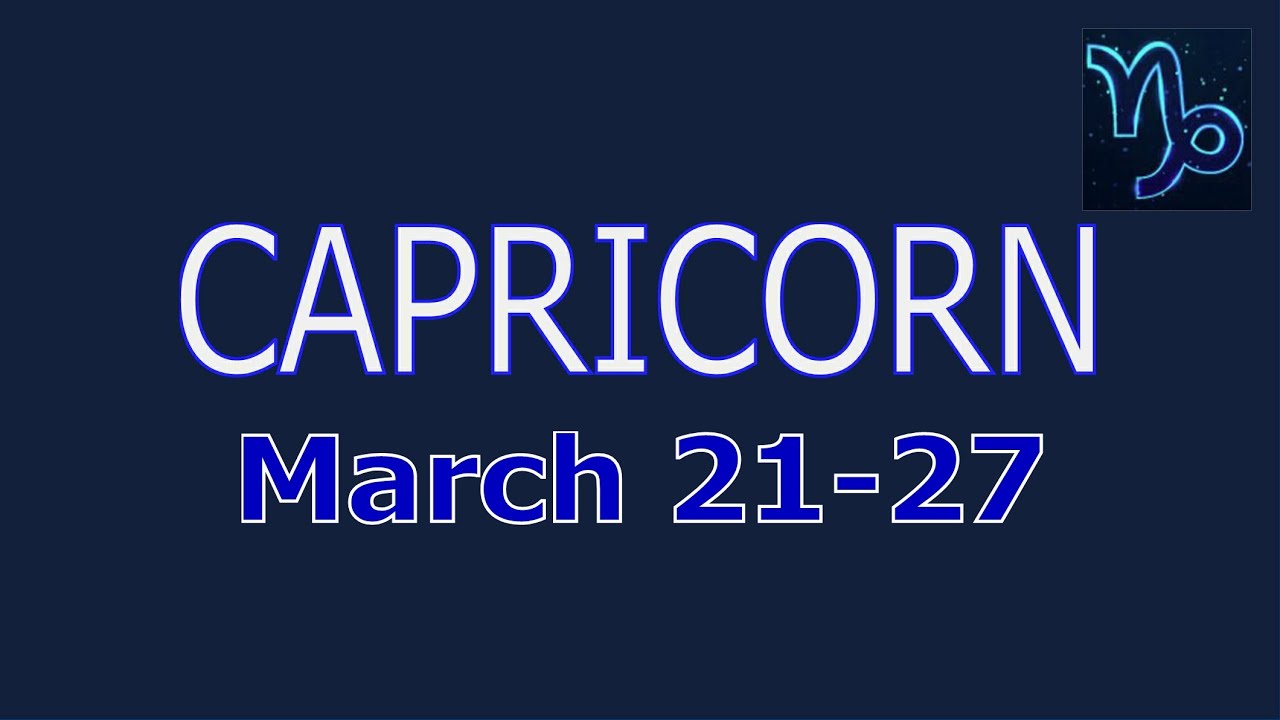 CAPRICORN - They Prepared For This Their Entire Life, Deeply In Love With You | March 21-27 Tarot