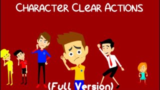 Character Clear Actions (Full Version)