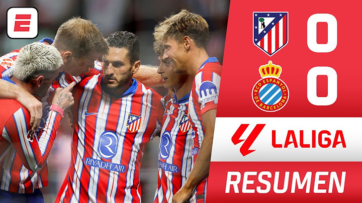 ATLÉTICO de MADRID, con todas sus estrellas, no pudo vs ESPANYOL. Empató sin goles en casa | La Liga