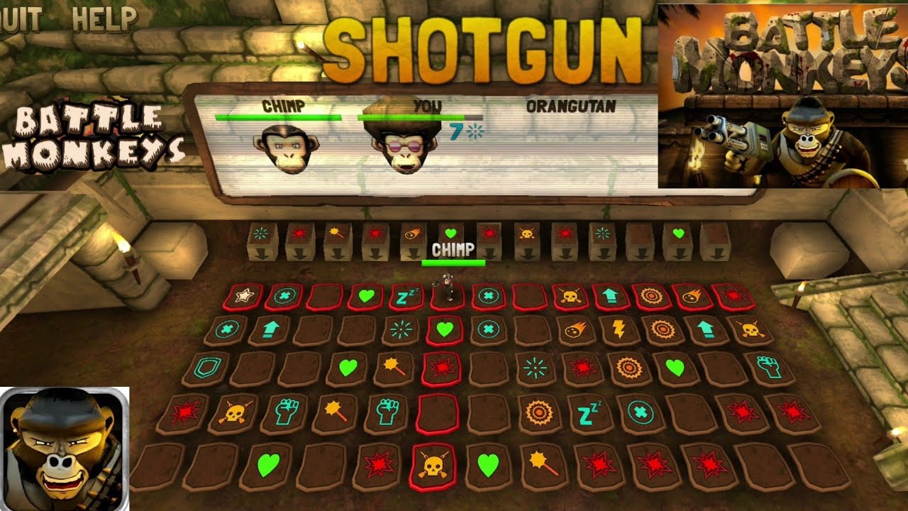 CHIMP VS CHIMP IN BATTLE MONKEYS