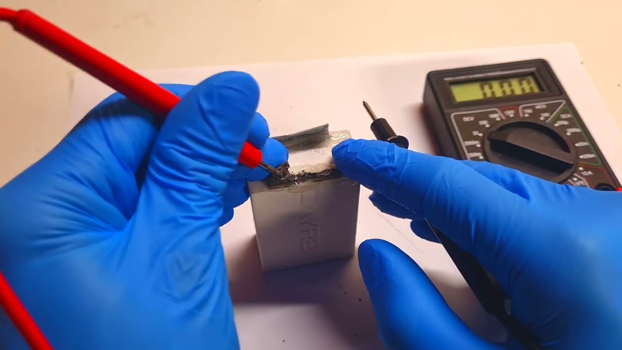 Open the Zinc Manganese cell after 52 days members YouTube