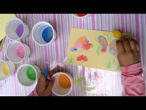 Butterfly Sand Painting