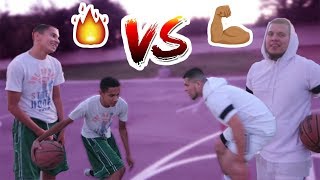 1V1 Against Bodybuilder New Irl Pickup Basketball