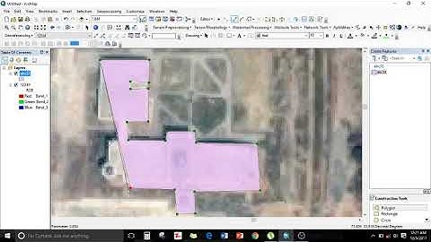 how to draw shape file, editted by polygon and making attribute table in ARCGIS