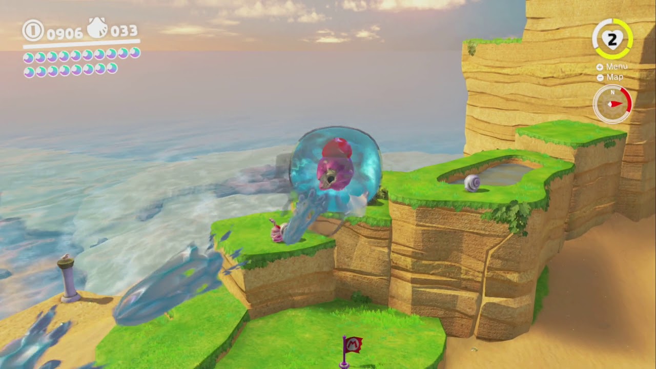 Shh! It's a Shortcut! ~ Seaside Kingdom ~ Super Mario Odyssey - No ...
