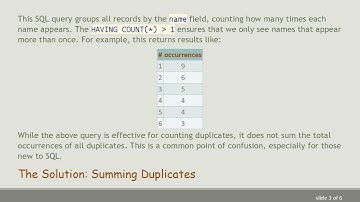Mastering SQL: How to Sum Duplicates in SQL/PSQL