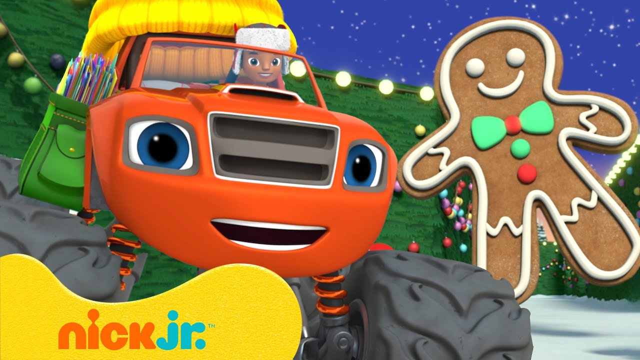 Help Blaze Solve a Gingerbread Holiday Maze! 🎄 Blaze and the