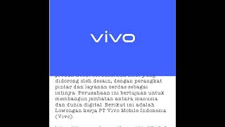 Lowongan Kerja VIVO