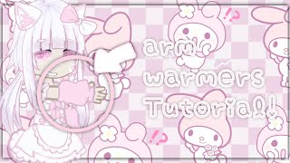 HOW TO MAKE ARM WARMERS IN GACHA CLUB!! ||CYBERSPXCE||