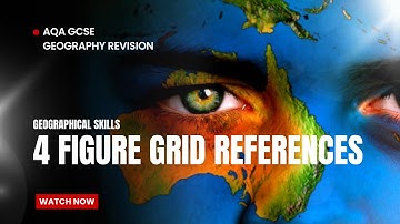 AQA Geography - 4 Figure Grid References. GCSE Revision