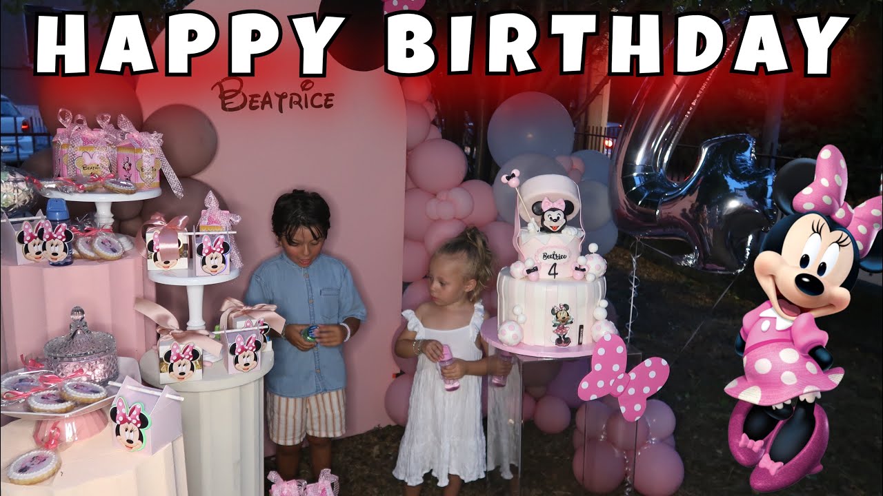 BEA'S BIRTHDAY | MINNIE PARTY, DHURATA PËR BEA | VLOG | SEZ 🇦🇱