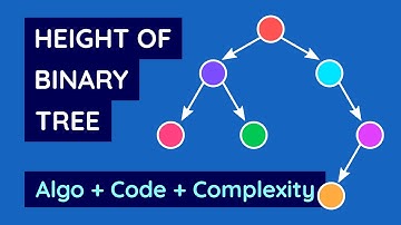Find Height of a Binary Tree (Algo + Code + Complexity)