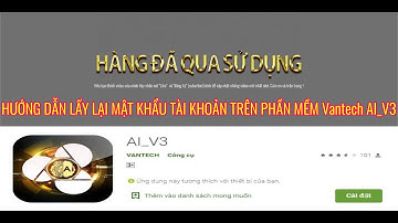 Hướng dẫn lấy lại mật khẩu đăng nhập phần mềm AI_V3 dùng cho camera Vantech AI-V2020 | HĐQSD