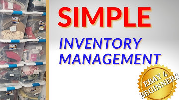 EBAY 4 Beginners: Easy & Effective Inventory Management For Resellers