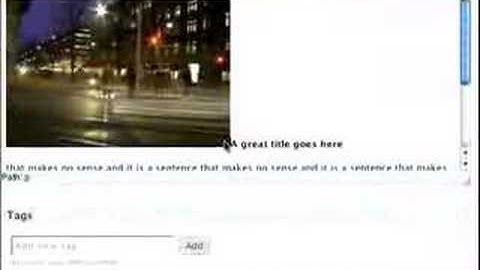 WordPress 30 Second Tutorial: Wrap Text Around an Image