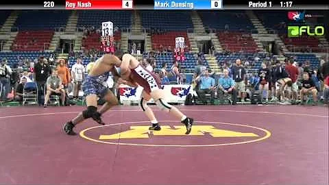 Junior 220 - Roy Nash (Utah) vs. Mark Dunsing (Illinois)