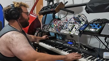 Make Noise Strega into Triptych into Erbe-Verb