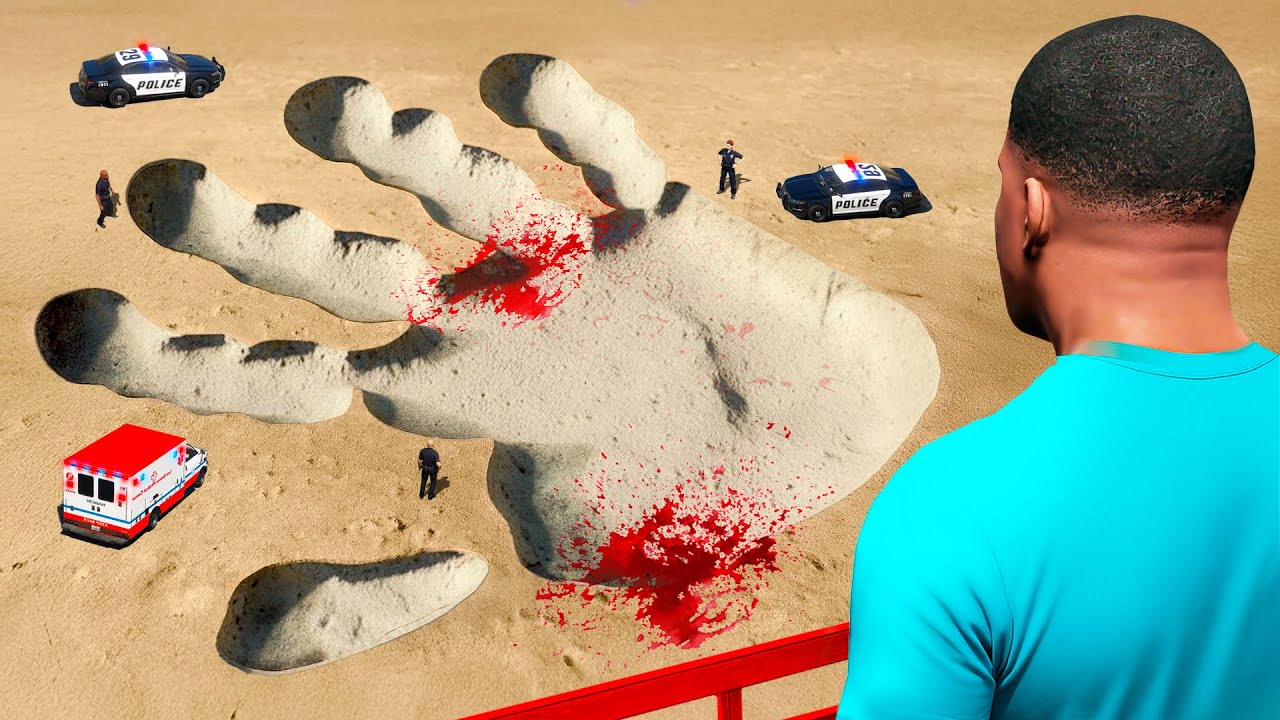 DE QUEM É ESSA MÃO GIGANTE NO GTA 5?