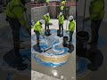 epoxy flooring apply the swinging pool  #transformation#epoxyfloor #pool