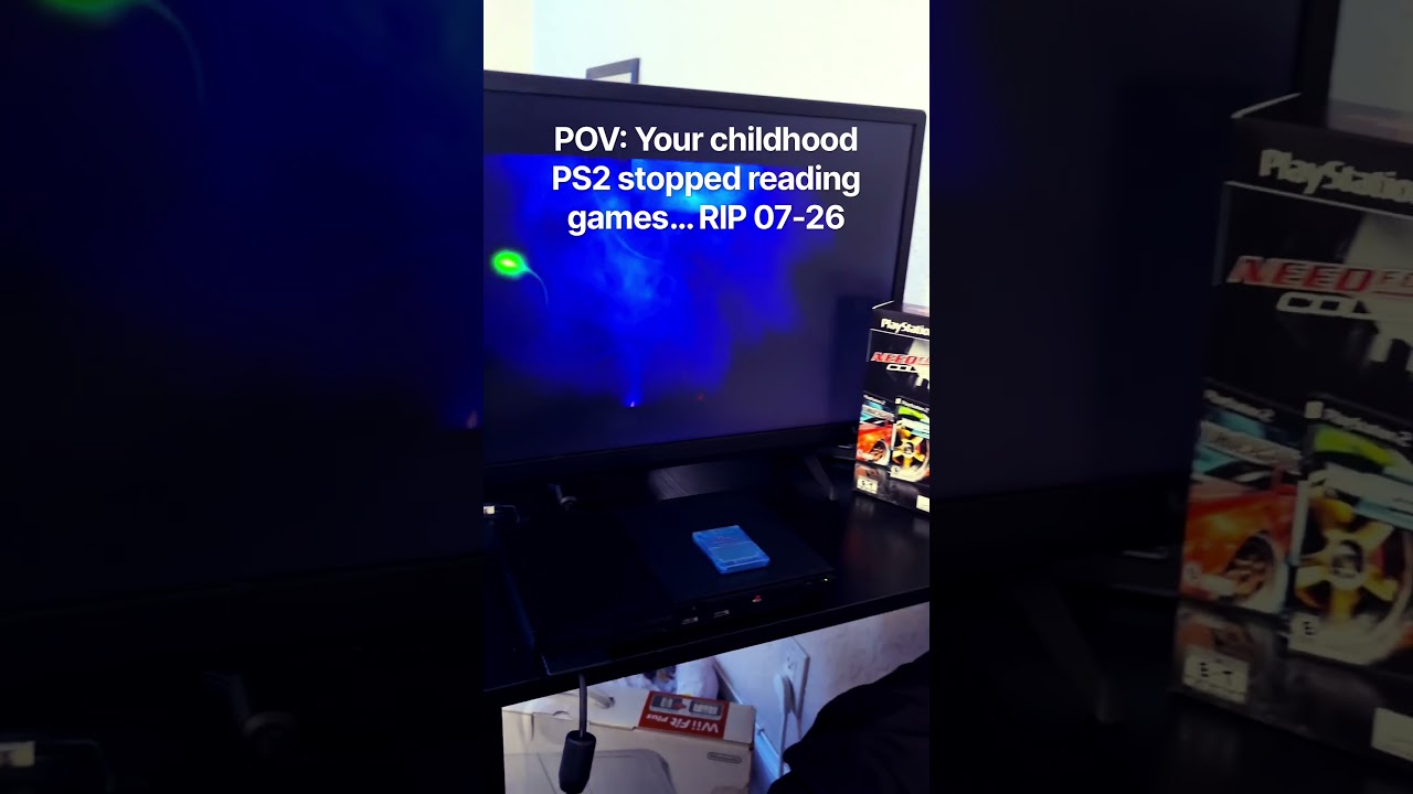 RIP PS2… #retrogaming #nostalgiaplaystation #ps2 #playstation