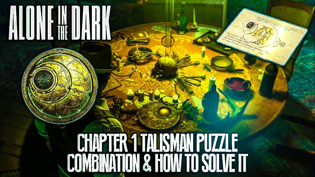 Alone in the Dark: Chapter 1 Talisman Puzzle - YouTube