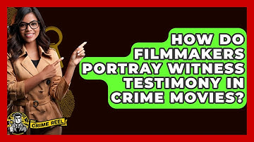 How Do Filmmakers Portray Witness Testimony in Crime Movies? - The Crime Reel